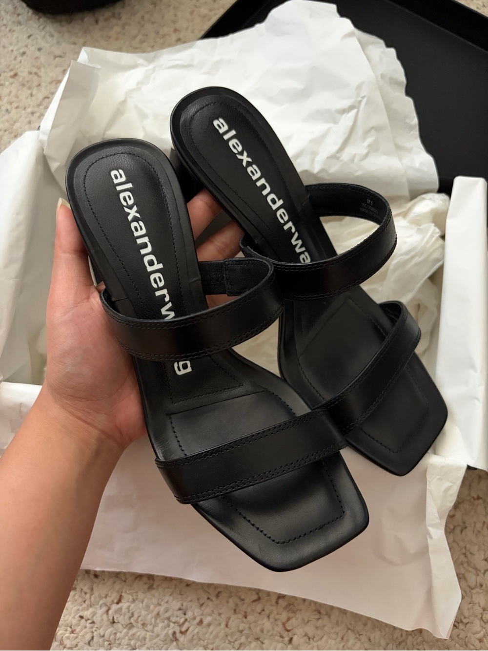 Alexander Wang Hayden Double Strap Sandal - Picture 6 of 12